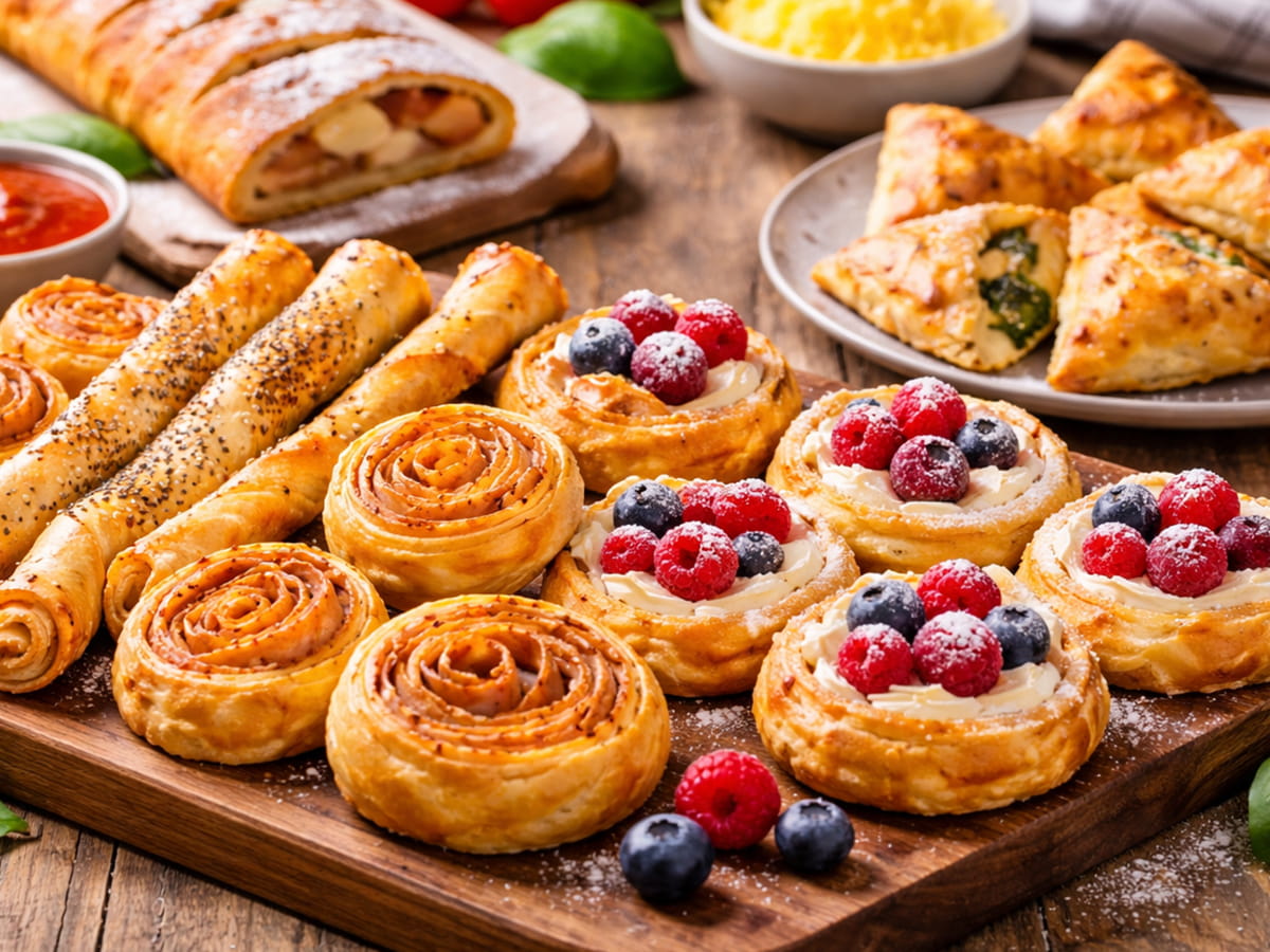 Co upéct z listového těsta: slané i sladké tipy, když chcete něco rychlého