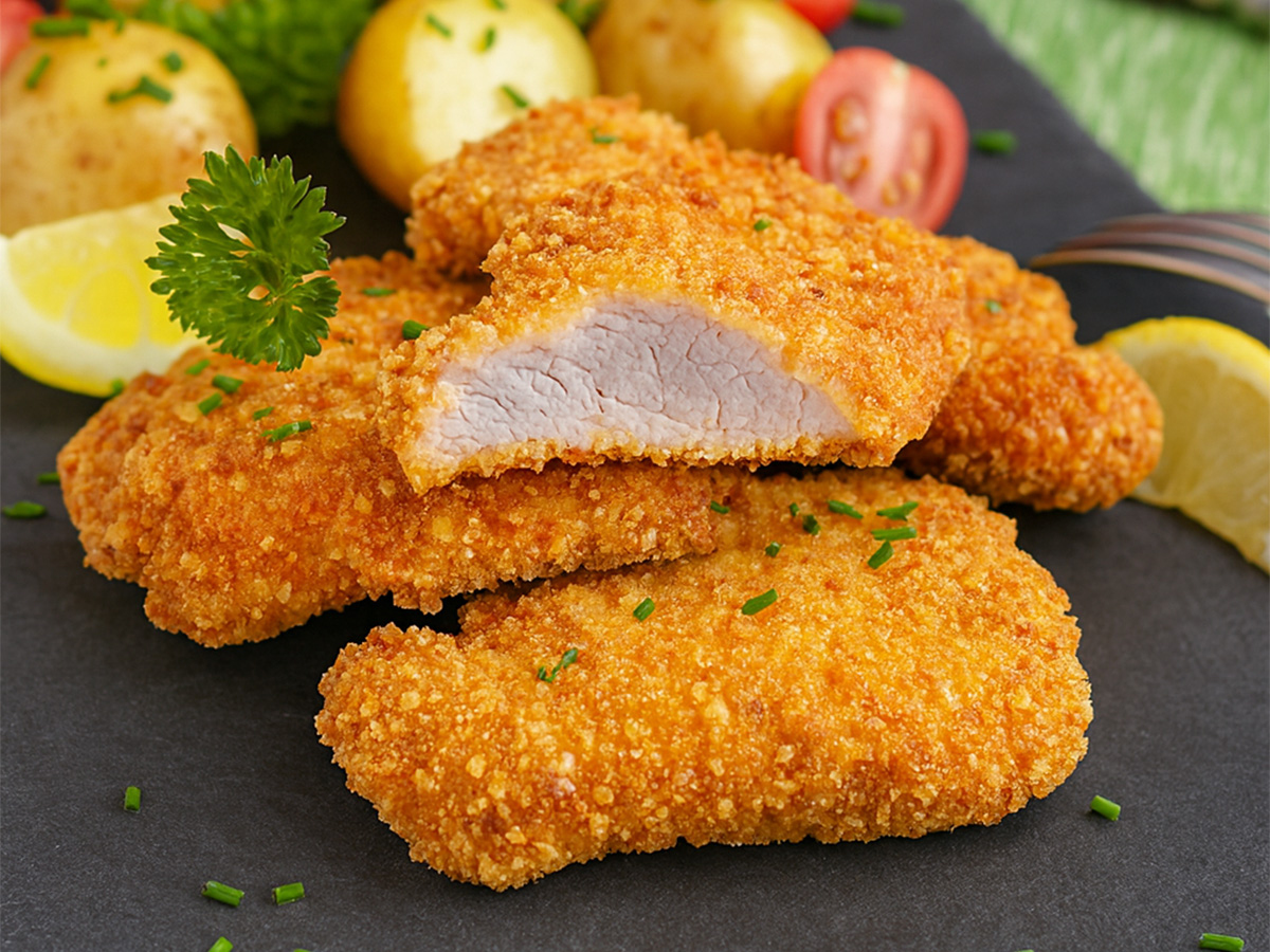 Řízečky z vepřové panenky bez lepku