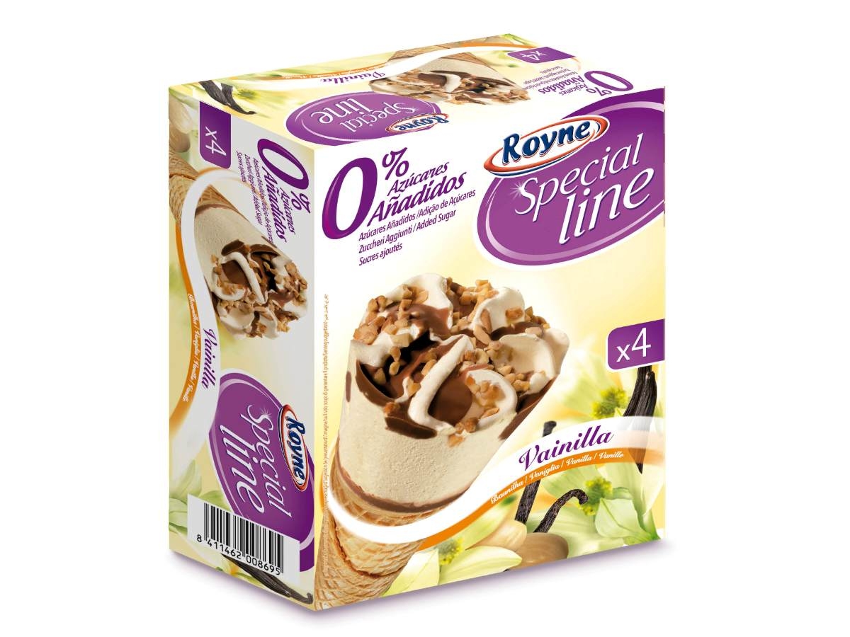 Vanilkové kornouty bez přidaného cukru