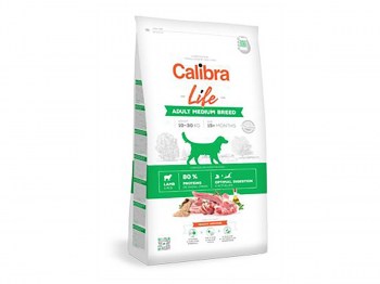 Calibra Dog Life Adult Medium Breed Jehněčí 2,5 kg
