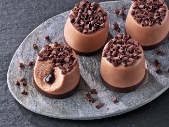 Čokoládový zmrzlinový dezert