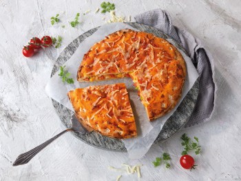 Focaccia Salami Cheddar